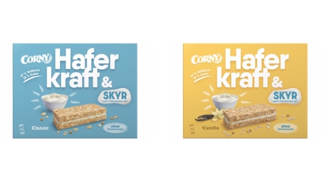 Corny launcht die Haferkraft-Skyr-Riegel - Quelle: Corny